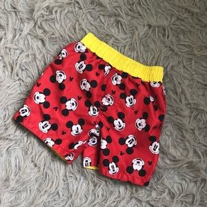 Toddler Mickey swim trunks!